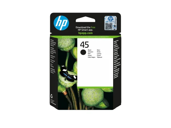 HP 45 Tinte schwarz gross