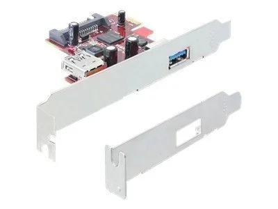 DELOCK PCIe USB 3.0 1xint/1xext. NEC
