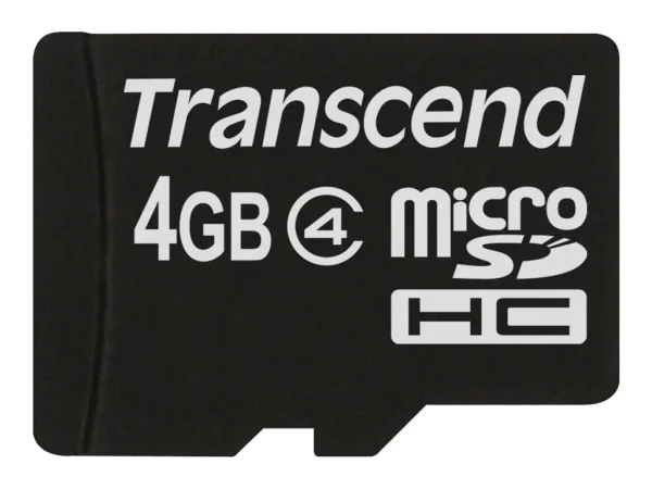 TRANSCEND 4GB micro SDHC Card Class 4