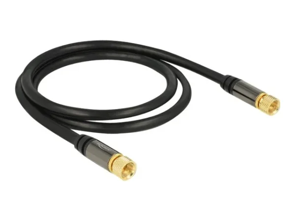 DELOCK Kabel F Stecker>Stecker RG-6/U 1m