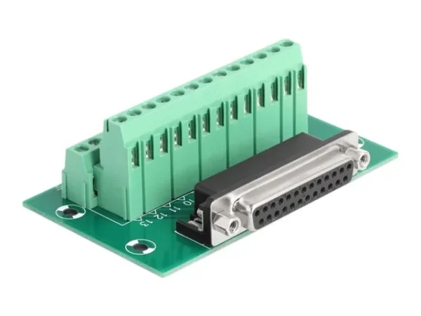 DELOCK D-Sub 25 Pin zu Terminalblock