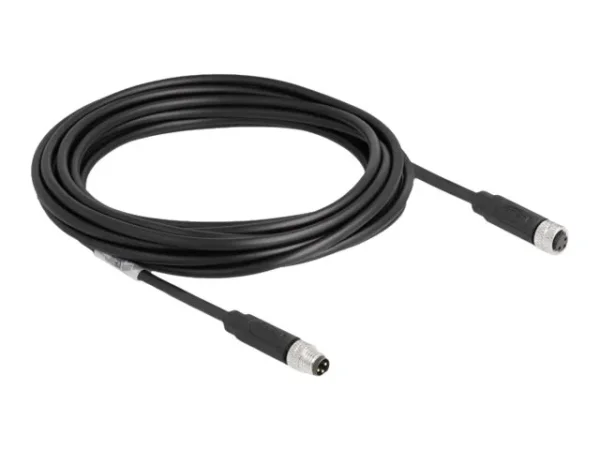 DELOCK M8 3 Pin Kabel A-kodiert PUR 5m