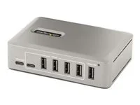 STARTECH 10-Port USB-C Hub mit Netzteil