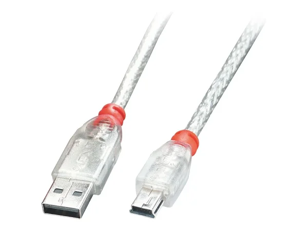 LINDY USB 2.0 Kabel A/Mini-B, 2m