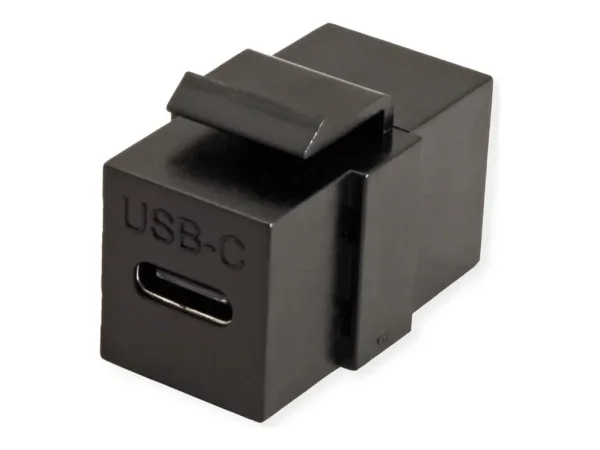 VALUE USB Typ C Keystone Modul schwarz