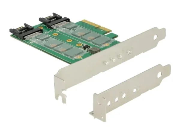 DELOCK PCI Express Karte > 3 x M.2 Slot