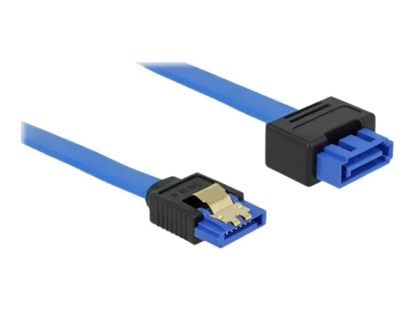 DELOCK Kabel SATA 6 Gb/s 30 cm blau