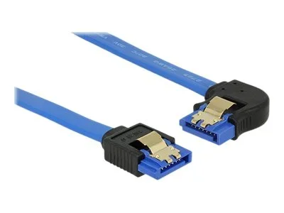 DELOCK Kabel SATA 6 Gb/s 10 cm blau