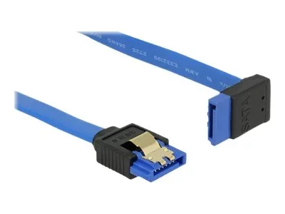 DELOCK Kabel SATA 6 Gb/s 20 cm blau
