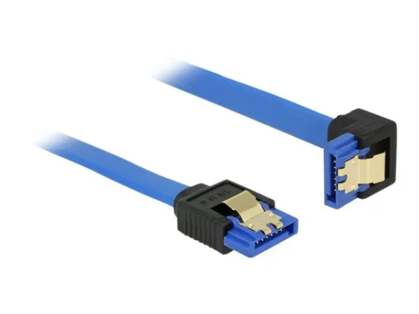 DELOCK Kabel SATA 6 Gb/s 30 cm blau