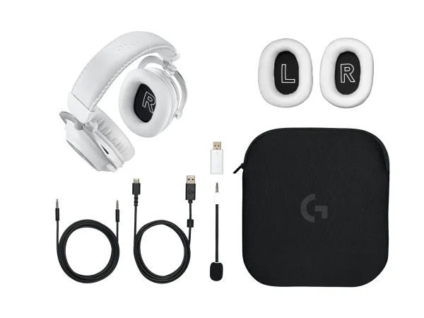 LOGI PRO X 2 LIGHTSPEED Wl Headset WHITE
