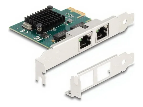 DELOCK PCI Express x1 Karte zu 2 x RJ45