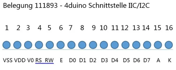 ALLNET 4duino Schnittstelle IIC / I2C