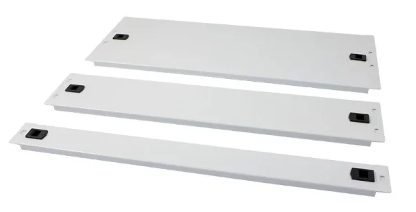 ALLNET 19" zbh. Blindplatte, 4HE, Lichtgrau, zum Einrasten(Werkzeuglos)