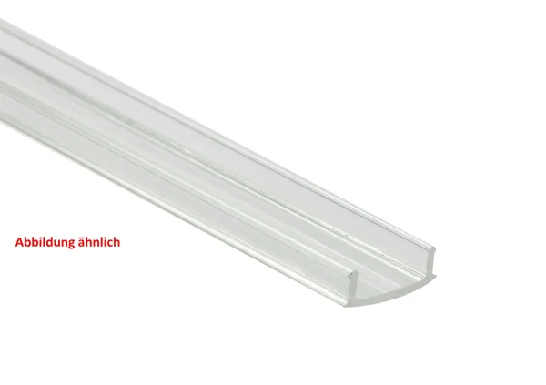 Synergy 21 LED U-Profil zub ALU017-R, ALU018, ALU018R PMMA clear diffusor/cover , Kunststoffabdeckung klar