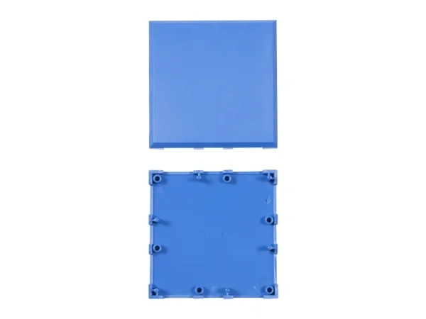 ALLNET Brick’R’knowledge Kunststoffschale 2x2 blau oben und unten 10er Pack
