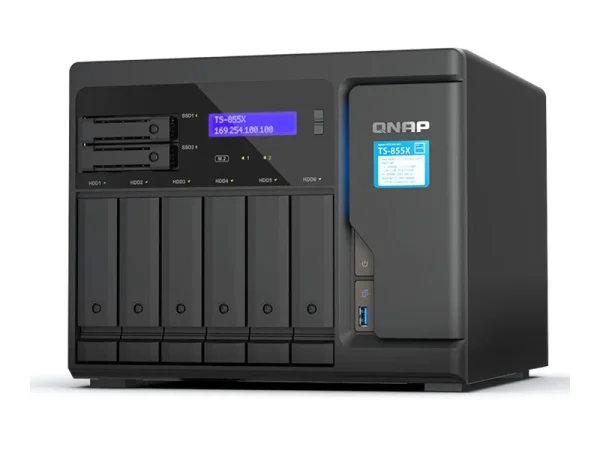 QNAP TS-855X-8G 8 Bay tower NAS Intel