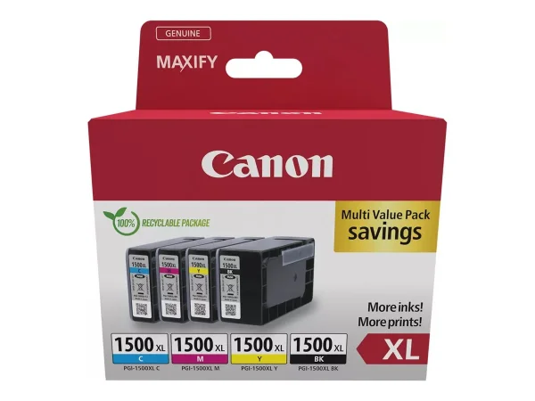 CANON PGI-1500XL Ink Cartridge BK/C/M/Y