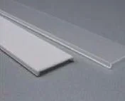 Synergy 21 LED U-Profil zub ALU018 PMMA clear diffusor/cover , Kunststoffabdeckung klar