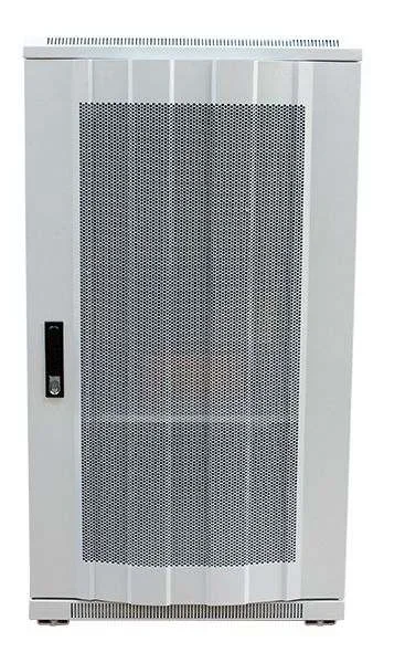 ALLNET 19" Schrank, 42HE, B600/T1200mm, perforierte Blechtüren, Lichtgrau, SNB-Serie,