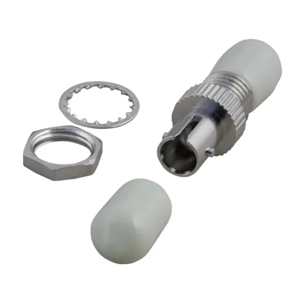 LWL-Kupplung, ST-Buchse/ST-Buchse, 50(62,5)/125u Multimode, simplex, Metall,