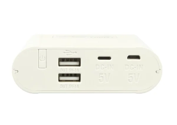 ALLNET Powerbank 18650 3,7V 3er-Gehäuse " weiß" ALL-PB104