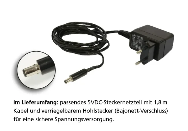 ALLDAQ ADQ-USB 3.0-ISO-with Power Supply Unit (EU) / USB 3.0 SuperSpeed-Isolator bis 1kV, inkl. passendem 5V-Steckernetzteil EU Variante