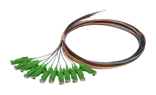 LWL-Pigtail-LSH(E2000APC) 9/125u, 2mtr. OS2, 12-Pack, farbig, G652.D, Synergy 21,