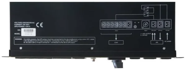 Effekta zbh.Bypass Extern, 3000VA, 1phasig, 16A, 19"/1,5HE,