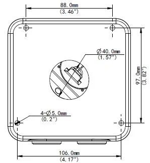 ALLNET IP Kamera zbh. Junctionbox/Montagebox for ALL-CAM2496-LEFN