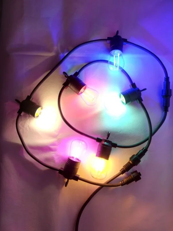 Synergy 21 LED Retrofit E27 S14 blau mit 2 Watt für Lichterkette