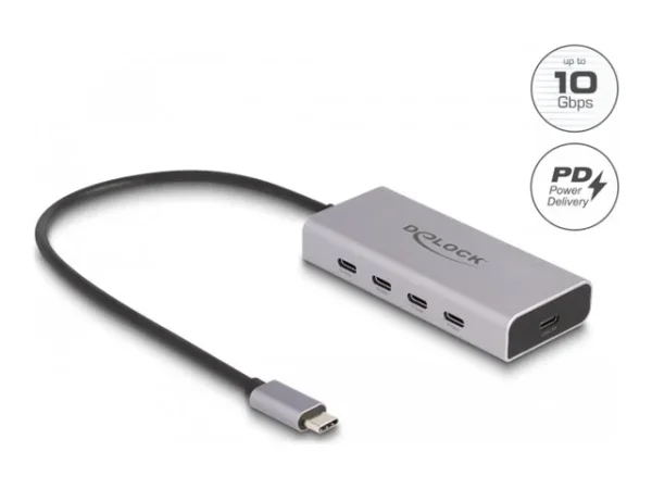 DELOCK USB 10 Gbps USB Type-C Hub 4x
