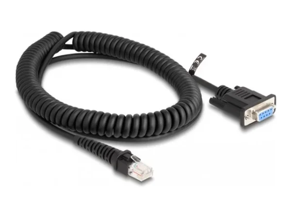 DELOCK Spiralkabel RJ50 zu D-Sub 9 1,5m