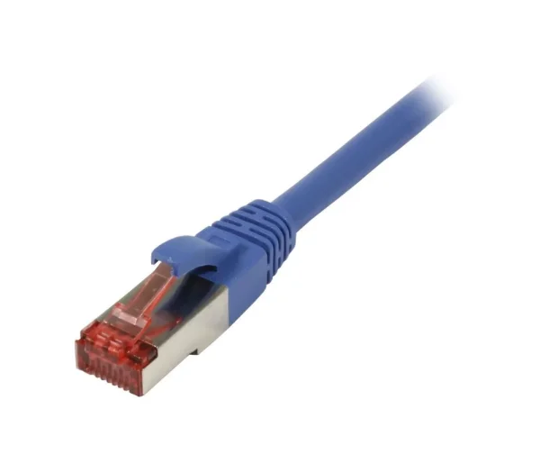 Patchkabel RJ45, CAT6 250Mhz, 0.5m blau, S-STP(S/FTP), TPE/LSZH(Superflex), Synergy 21,