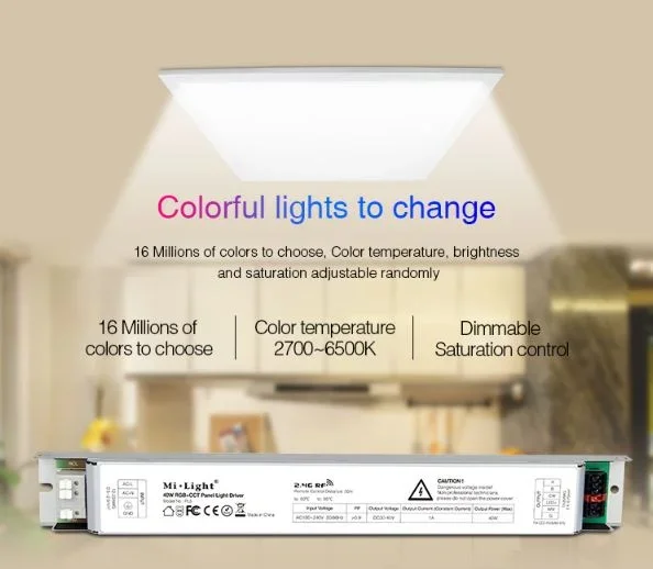 Synergy 21 LED Controller 40 Watt Panel Light Driver RGB-WW (RGB-CCT) *Milight/Miboxer*