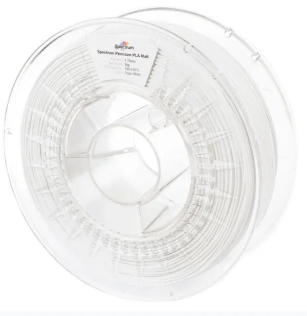 Spectrum 3D Filament / PLA Matt / 1,75mm / Polar White / Weiß / 1kg