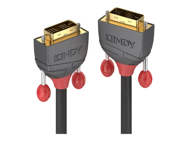 LINDY 25m DVI-D Kabel M/M Anthra Line