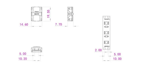 Synergy 21 LED FLEX Strip zub. Easy Connect Strip to Wire 10mm