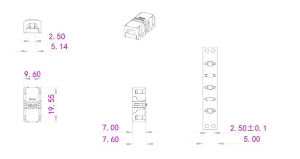 Synergy 21 LED FLEX Strip zub. Easy Connect Strip to strip Joint 10mm HD