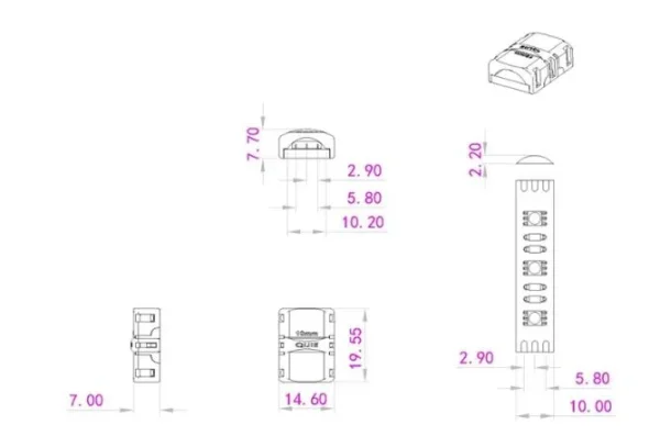 Synergy 21 LED FLEX Strip zub. Easy Connect Strip to strip Joint 10mm CCT IP65/54