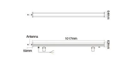 Synergy 21 LED LoRa (433MHZ) Wallwasher 24W RGB+CCT IP66 *Milight/Miboxer*