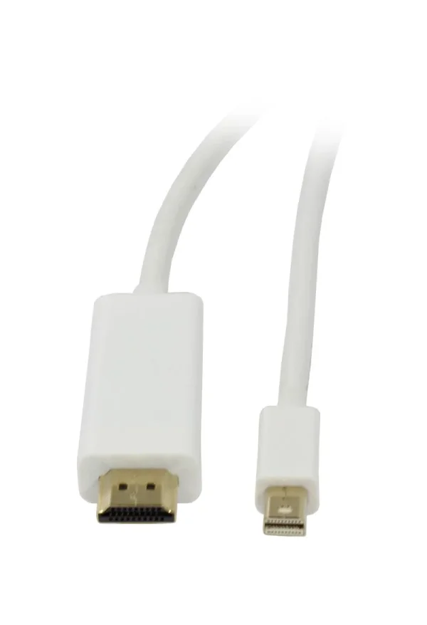 Kabel Video DisplayPort mini 1.2 => HDMI 2.0, ST/ST, 2m, Ultra HD 4K@60hz 4:4:4, 8 Bit HDR, Synergy 21