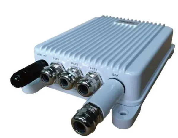 ALLNET Switch unmanaged outdoor 3 Port Gigabit 100W / 3x PoE+ / 1x SFP / Lüfterlos / IP67 / " ALL-SGO8103P"