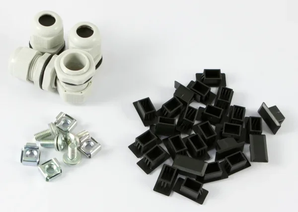 LWL-Patchpanel 12xLC-Duplex-Buchsen, 19", OM3, 50/125u Multimode Lichtgrau, Synergy 21,