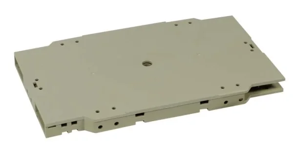 LWL-Patchpanel Spleisbox,19", 6xLC-Duplex-Buchsen, OM3, 50/125u Multimode, incl.Pigtails, Lichtgrau, Synergy 21,