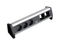 BACHMANN DESK 2xSchutzkontakt 2xABD