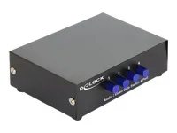 DELOCK Switch 4-port A / V bidirektional