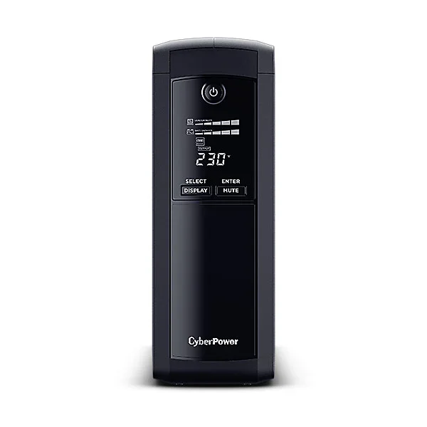 CyberPower USV, Value Pro-Serie, 1200VA/720W, Line-Interactive, USB/RS232, LCD, IEC C14 Kaltgeräte