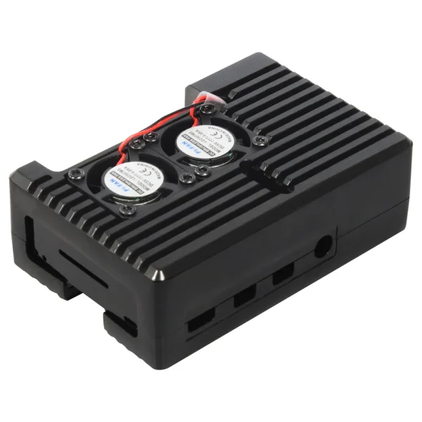 Raspberry Pi® 4 Zubehör - Gehäuse Kit Aluminium mit aktiv/passiver Kühlung