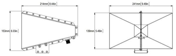 Tekbox TBMA4 Horn Antenne, 1GHz bis 8 GHz
